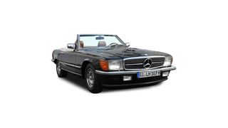 Die Lebenshilfe Gießen ruft zum Spenden auf. Der Spendenerlös fließt in eine barrierefreie inklusive Sportstätte für Menschen mit und ohne Behinderung. Unter allen Teilnehmern verlost der Verein diverse Oldtimer. 1.Preis: Mercedes-Benz 500 SL, Bj. 1983 (Lebenshilfe Gießen)