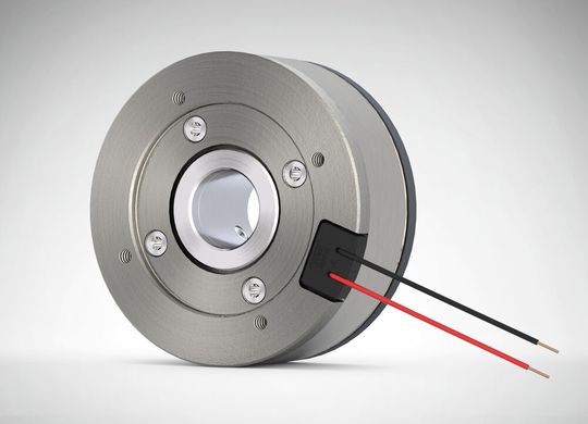 Die neue Combiperm P2 von KEB Automation ist eine neue Permanentmagnetbremse, die ein deutlich höheres Drehmoment bei einem kompakteren Bauraum erreichen soll.(Bild:  KEB Automation)
