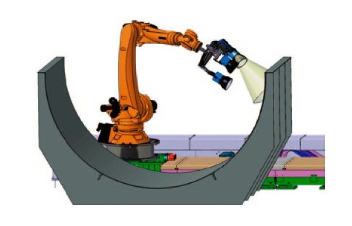 Thermografie im automatisierten Produktionsprozess (Bild: DLR)