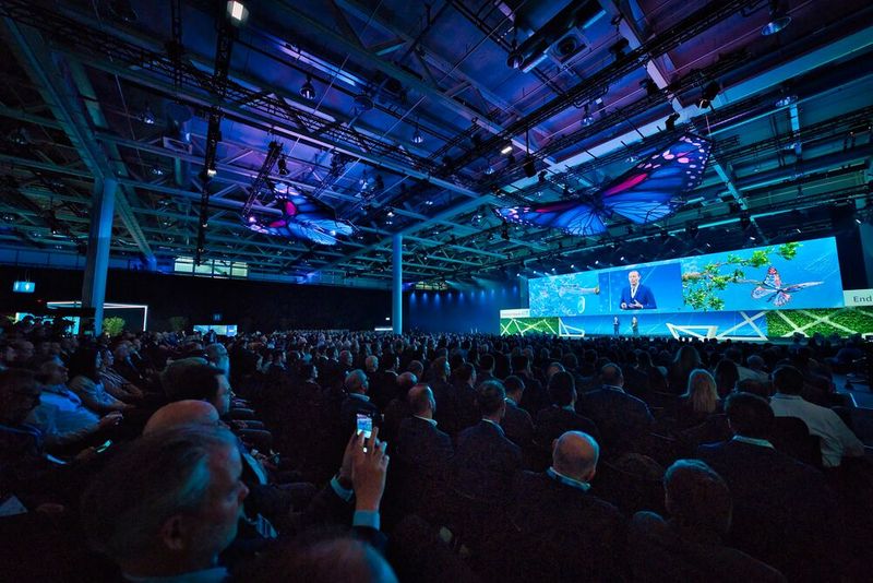 Das Endress+Hauser Global Forum 2026 versammelte in der Messe Basel rund 2000 internationale Entscheidungsträger und Experten der Prozessindustrie.   (Bild: Marc Gilgen / E+H)