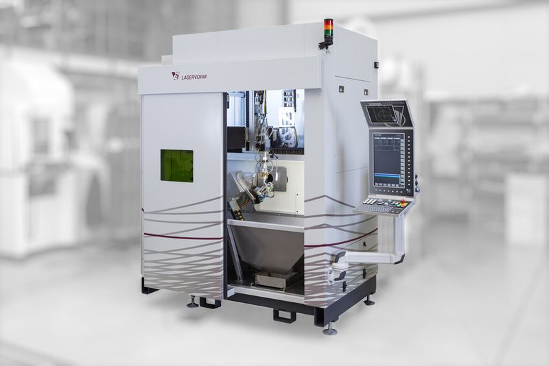 Die LV Midi ist eine Basismaschine zum Laserschweißen, Laserhärten und Laserauftragschweißen. (Bild: Laservorm)