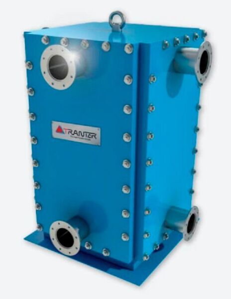 With a patented novel plate design, the heat exchanger provides state of the art weld quality and enhanced resistance against cyclic pressure and temperature process conditions while also minimizing unnecessary additional pressure loss. (Tranter International  )