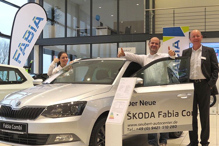 Die fast einhellige Meinung im Skoda-Netz: Daumen hoch für den Skoda Fabia Kombi. (Foto: Auto Seubert)