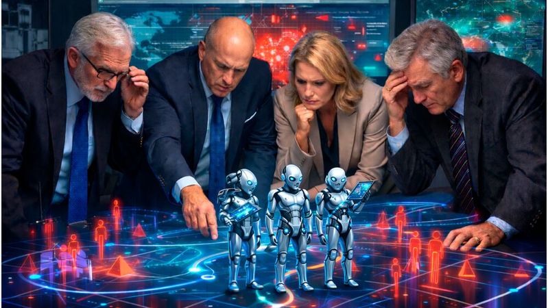 Symbolbild: der Erfolg von KI-Agenten ist entscheidend von der strategischen Vorbereitung der Unternehmen abhängig. (Bild:  GPT-Image / KI-generiert)