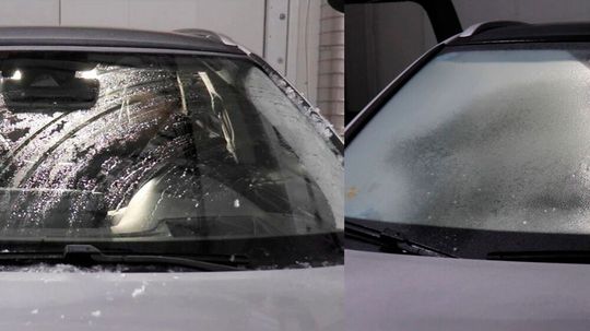 Bild 1: Die Technologie von Betterfrost nutzt Impulsstrom und Module mit hoher Leistungsdichte, um Eis auf Windschutzscheiben in weniger als 60 s zu schmelzen und dabei 20-mal weniger Energie zu verbrauchen.(Bild:  Vicor)