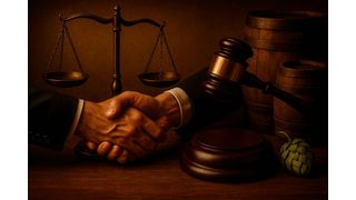 Im Tarifkonflikt zwischen der NGG-Gewerkschaft und der Oettinger Brauerei wird am Freitag die Entscheidung des Schlichters erwartet.  (Bild: KI-generiert)