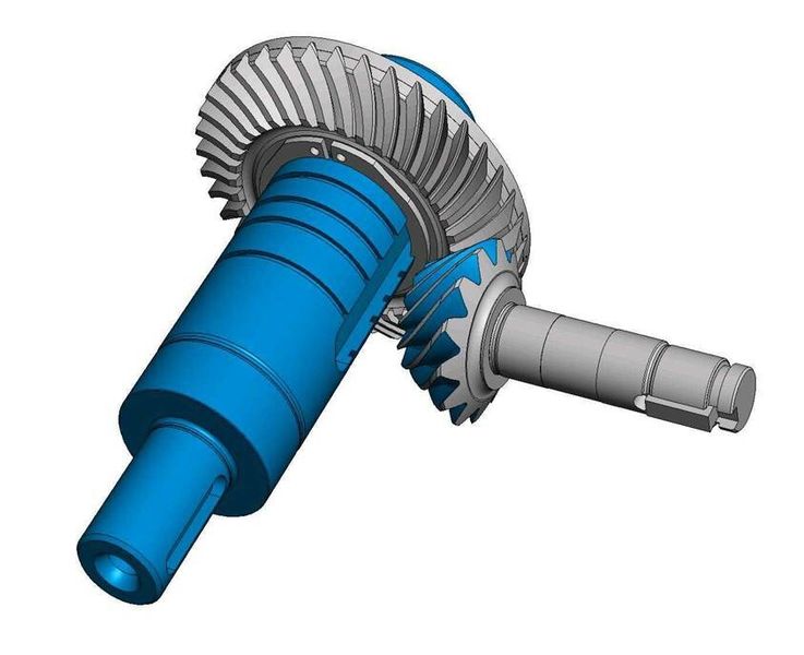Durch ihren generell guten Wirkungsgrad sind Kegelradverzahnungen – gerade für größere Leistungen – die Wahl und weisen deshalb hohe Wachstumsraten auf. Neu entwickelte Verfahren auf Universal-CNC-Maschinen helfen, den Kostennachteil der Kegelradverzahnung infolge des Fertigungsaufwands zu reduzieren. (Bild: SEW)