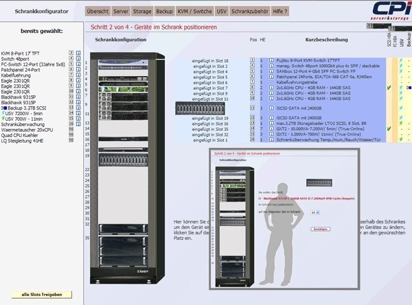 19 Zoll Schränke optimal mit allen Komponenten konfigurieren