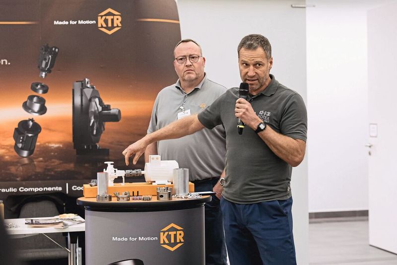 Antriebstechnik für Pumpen von KTR  (Bild: Stefan Bausewein)