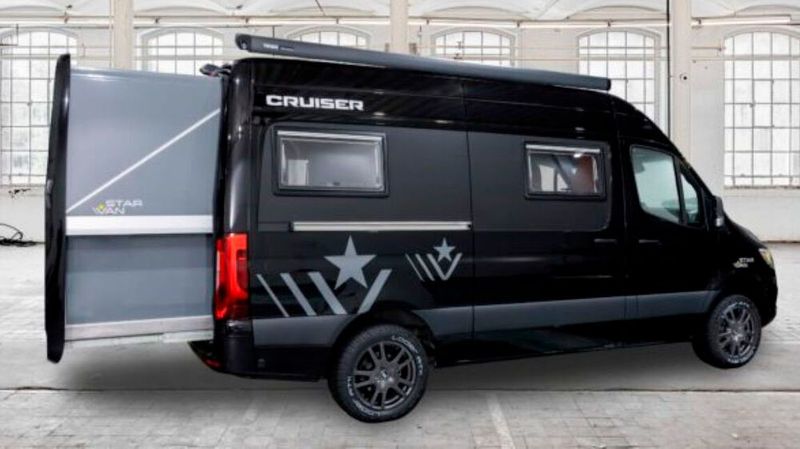 Der „Star-Van“ verfügt über einen patentierten Schlafzimmerauszug für Kastenwagen. (Bild: Starvan)