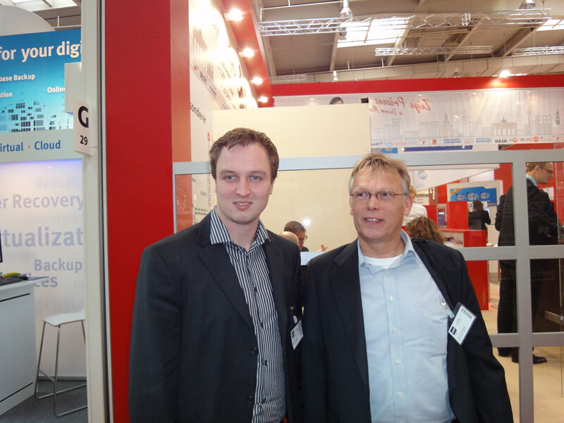 Marco Schottke und Bernd Fahrenscholz, Exus Data (Archiv: Vogel Business Media)