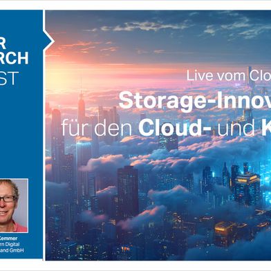 Live vom CloudFest 2026: Storage-Innovationen für den Cloud- und KI-Erfolg, ein Interview von Oliver Schonschek, Insider Research, mit Uwe Kemmer von WD. (Bild: Vogel IT-Medien/WD/Schonschek)