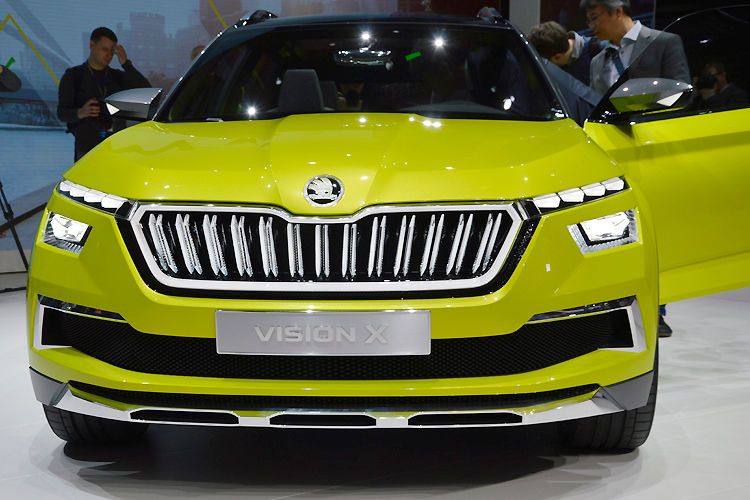 Die Studie steht wie auch der kommende SUV auf der Konzernplattform MQB A0, die auch der Seat Arona nutzt. (Bild: Schreiner / »kfz-betrieb«)