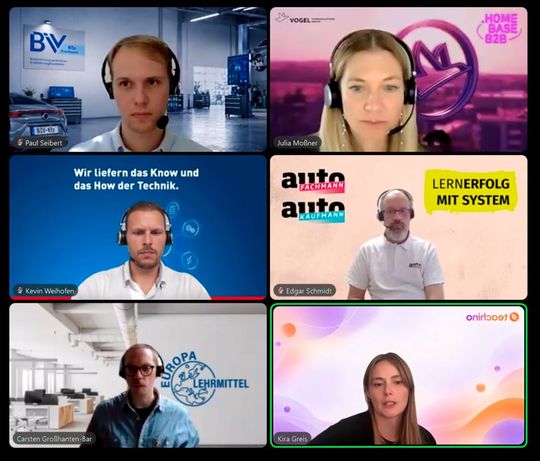 Die Referentinnen und Referenten des Ausbildungsforums Fahrzeugtechnik 2026.(Screenshot: Büttner – VCG)