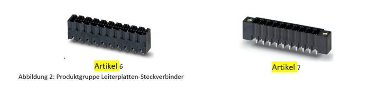 Abbildung 2: Produktgruppe Leiterplatten-Steckverbinder  (Bild: Phoenix Contact )