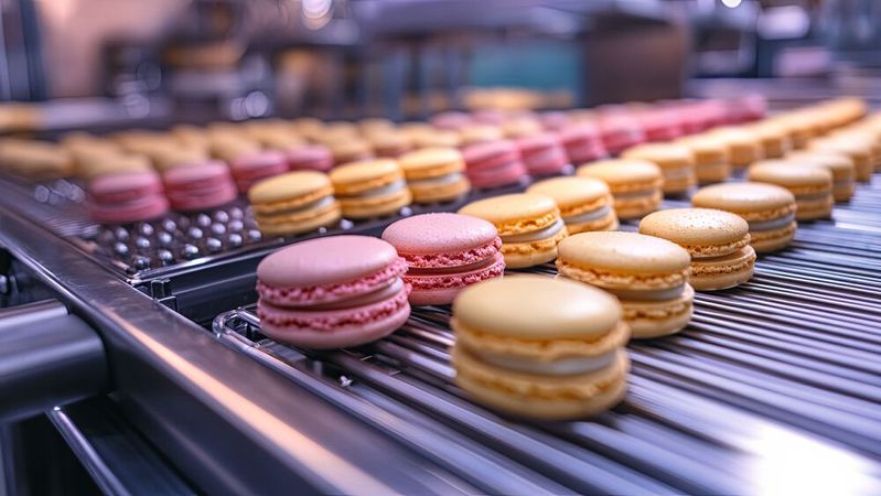 Ein hoher Automatisierungsgrad in der Lebensmittelindustrie birgt immer ein gewisses Restrisiko, dass Produkte verunreinigt werden. Hygienic Design spielt daher eine wichtige Rolle bei den Fertigungslinien.(Bild:  Olha - stock.adobe.com)