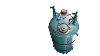 Energie kann überall einge-spart werden – im Bild ein Polymerisationsbehälter. Vor allem die Stahlwandstärke und Emailschichtdicke haben einen enormen Einfluss auf den Wärmeleitwert. Bilder: Pfaudler Werke (Archiv: Vogel Business Media)