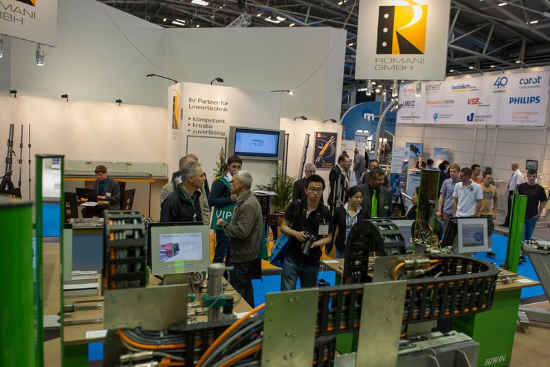 Rückblick: Impressionen von der Automatica 2012. (Bild: Messe München)