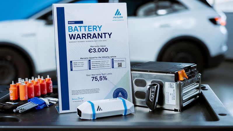 Der Batteriediagnose-Experte Aviloo hat mit seinem Certified EV Battery Report eine Studie zur Batteriegesundheit gebrauchter Elektrofahrzeuge veröffentlicht.(Bild:  Aviloo)