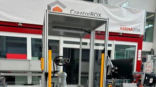 Ein Pilz-Handhabungsmodul wird jetzt mit der Innovationsplattform Arena2036 verbunden, wie Smartfactory KL (SF-KL) informiert. Damit werde das Modul ein Teil des Production-Level-4-Ökosystems. (Bild: Pilz)