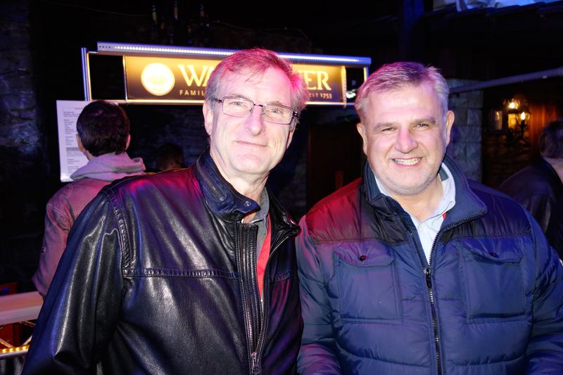 (l.) Andreas Hölzer und Michael Göcking, AEG, haben den weiten Weg nach Soest nicht gescheut. (Bild: IT-BUSINESS)