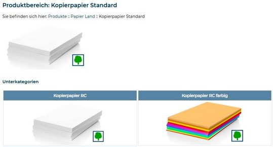 Im Online-Shop der zentralen Beschaffungsstelle des Landes Schleswig-Holstein markiert der „Grüne Baum“ Artikel, die definierte ökologische Anforderungen erfüllen.(Bild:  Gebäudemanagement Schleswig-Holstein AöR)