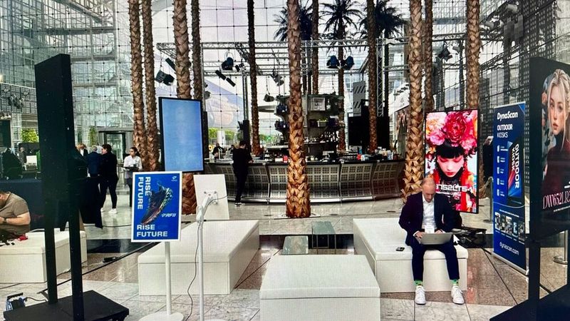 Dynascan präsentiert als Diamond Partner auf großer Fläche viele tolle Produkte. (Bild: Vogel IT-Medien GmbH)
