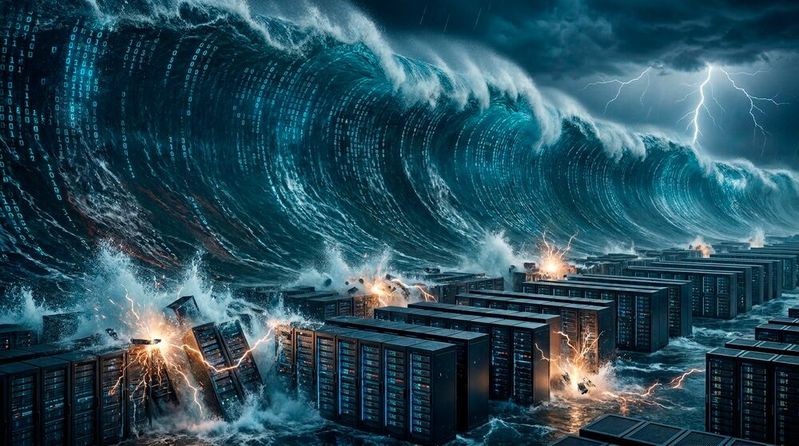 Die Flut an neuen Sicherheitslücken ist für das NIST und seine CVE-Datenbank nicht mehr zu stemmen, weswegen Abstriche gemacht werden müssen.(Bild:  Gemini / Vogel IT-Medien GmbH / KI-generiert)