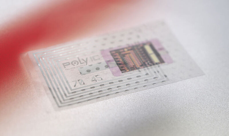 RFID-Tag für die Logistik von Poly-IC  (Bild: Poly-IC)