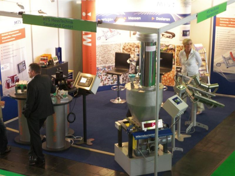 Another important topic in bulk materials handling was also covered - weighing, batching and dosing. Amongst others, MTS Messtechnik Sauerland presented solutions in this field. (Pictures: PROCESS worldwide) (Archiv: Vogel Business Media)