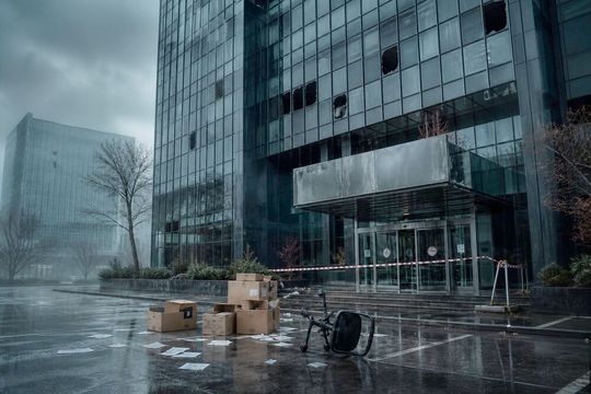 Es hört nicht auf! Was durch dieses – per KI generiertem – Bild etwas überdramatisiert symbolisiert werden soll, ist die Tatsache, dass Großinsolvenzen auch im ersten Halbjahr 2026 nicht nachgelassen haben – ganz im Gegenteil ...(Bild:  KI-generiert)