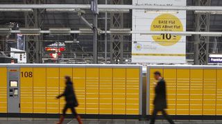Eine mobile Transaktionsnummer (M-TAN) soll Nutzern der rund 2500 DHL-Packstationen hierzulande mehr Sicherheit geben. (Bild: Deutsche Post DHL)