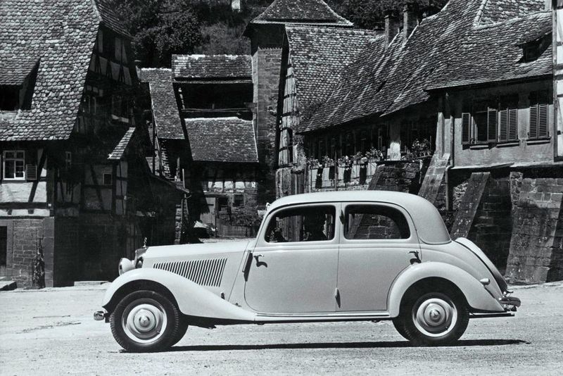 Der 170 V ab 1947 in der Seitenansicht. (Daimler)