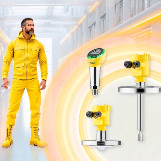 Innovative Füllstand- und Druckmesstechnik live in Halle 7A, Stand 102.(Bild:  Vega)