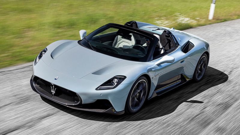 Der MC-20 von Maserati kommt nächstes Jahr auch als Roadster vorgefahren. (Bild: Maserati)