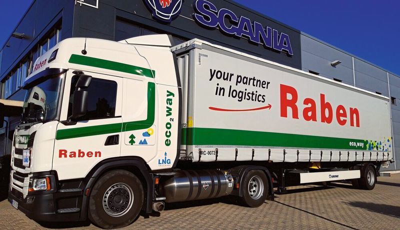 Derzeit ist die Lkw-Flotte von Raben in Deutschland mit vier LNG-Sattelzugmaschinen ausgestattet. (Raben Group)