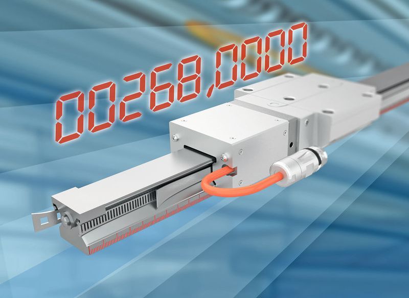 Das integrierte Messsystem IMS-A erfasst induktiv auch bei mechanischen Belastungen und in schmutzbelasteten Arbeitsumgebungen die absolute Position. Bei Veränderungen kann die Instandhaltung dann geplant eingreifen, bevor es zu einem Maschinenstillstand kommt. (Bosch Rexroth)