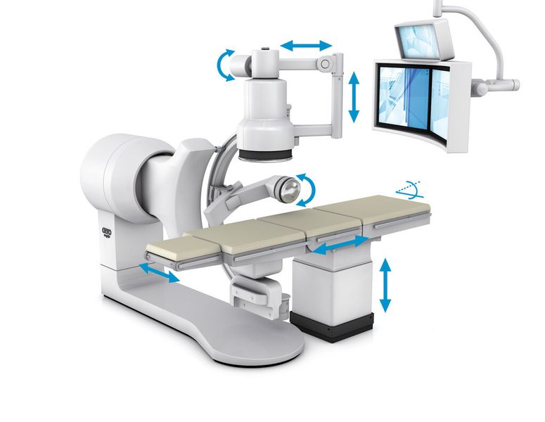 Applikationsbeispiel Röntgenapparatur: Exakte und sichere Weg-, Winkel- und Drehzahlmesstechnik ist hier ein Muss. (Bild: Siko)