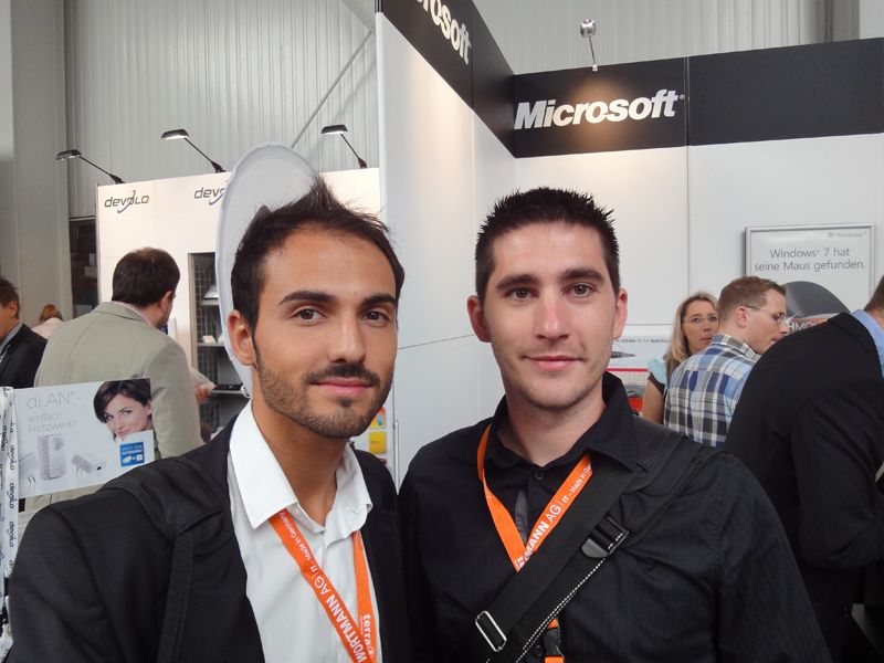 (v.l.) Simon Pilvin und Arnaud Unterner, Wortmann Frankreich (Archiv: Vogel Business Media)