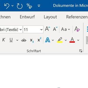 Automatisches Speichern von Dokumenten in Microsoft Office 2021.