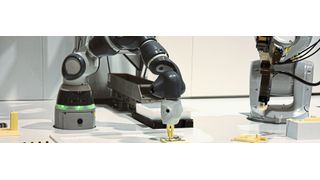 Cobots gehört die Zukunft. Dieses Segment verspricht also steigenden Umsatz. (Bild: Stefanie Michel)