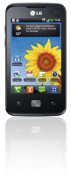 Mediasharing ist das Zauberwort beim LG E510 Optimus Hub. (Archiv: Vogel Business Media)