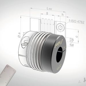 Mit der reduzierten Baulänge der neuen Balgkupplung reagiert Jakob Antriebstechnik auf eine der Anforderungen aus dem Maschinenbau.