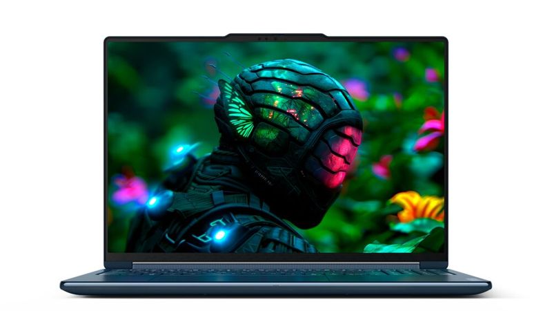 Das Lenovo Yoga 9n 2-in-1 ist mit einem 16-Zoll-PureSight-Pro-OLED-Display ausgestattet, das eine Auflösung von 2.880 x 1.800 liefert und eine Bildwiederholfrequenz von bis zu 120 Hz. (Bild: Lenovo)