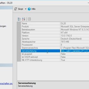 Die SQL-Server-Sortierung spielt eine wichtige Rolle für SCVMM 2016.