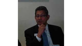 Collin D'Silva, Präsident Bruker Chemical & Applied Markets auf der Bruker-Pressekonferenz anlässlich der Analytica 2012.  (Bild: LABORPRAXIS)