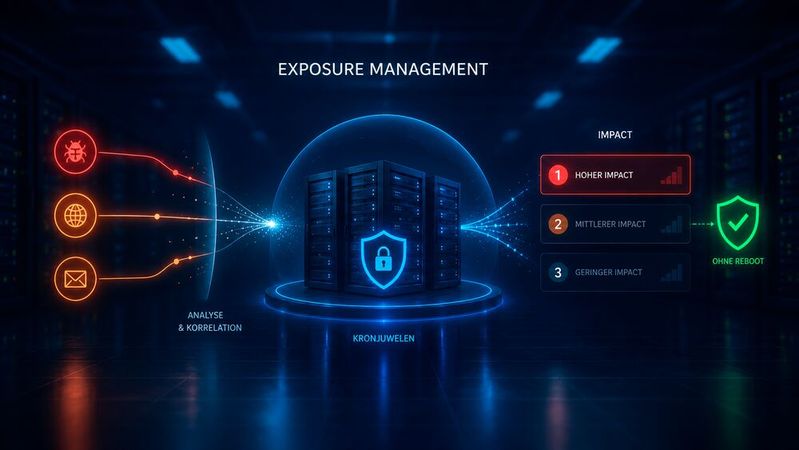 Ein Exposure Management priorisiert Datacenter-Risiken nach Impact.(Bild:  Thomas Joos)