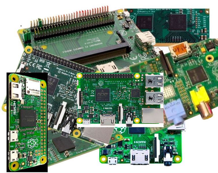 Raspberry Pi im Überblick: Neun Modelle der beliebten Mini-PC-Platine sind erhältlich (Bild: Bild: Thomas Kuther)