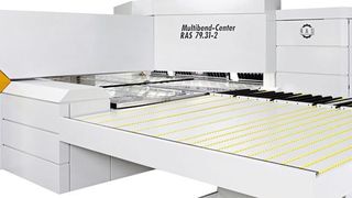 Das RAS-Multibend- Center ist ein hochautomatisiertes Blechbiegezentrum, hier als CAD-Modell. (RAS Reinhardt)