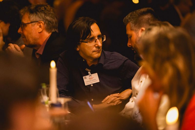 ...oder Ausstellungsthemen erörtert. (Bild: Stefan Bausewein)